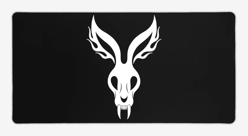 Mouse pad Gamer Negro de Mr Bungle Rabbit B