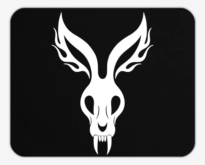Mousepad Negro de Mr Bungle Rabbit B