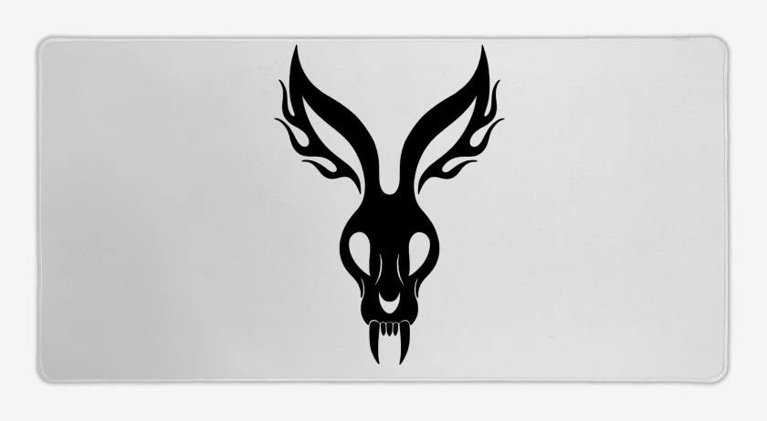 Mouse pad Gamer Blanco de Mr Bungle Rabbit N