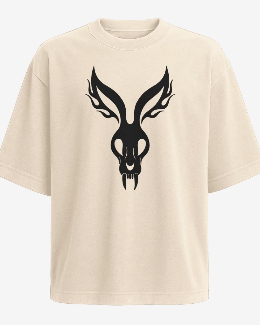 Polera Oversize Beige de Mr Bungle Rabbit N