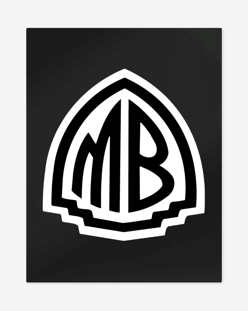 Print metalico Negro de Mr Bungle MB B