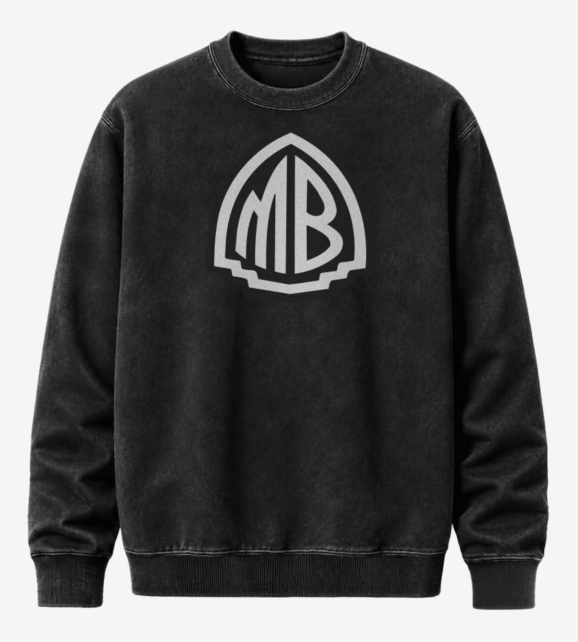 Poleron Polo Acid Wash Negro de Mr Bungle MB N