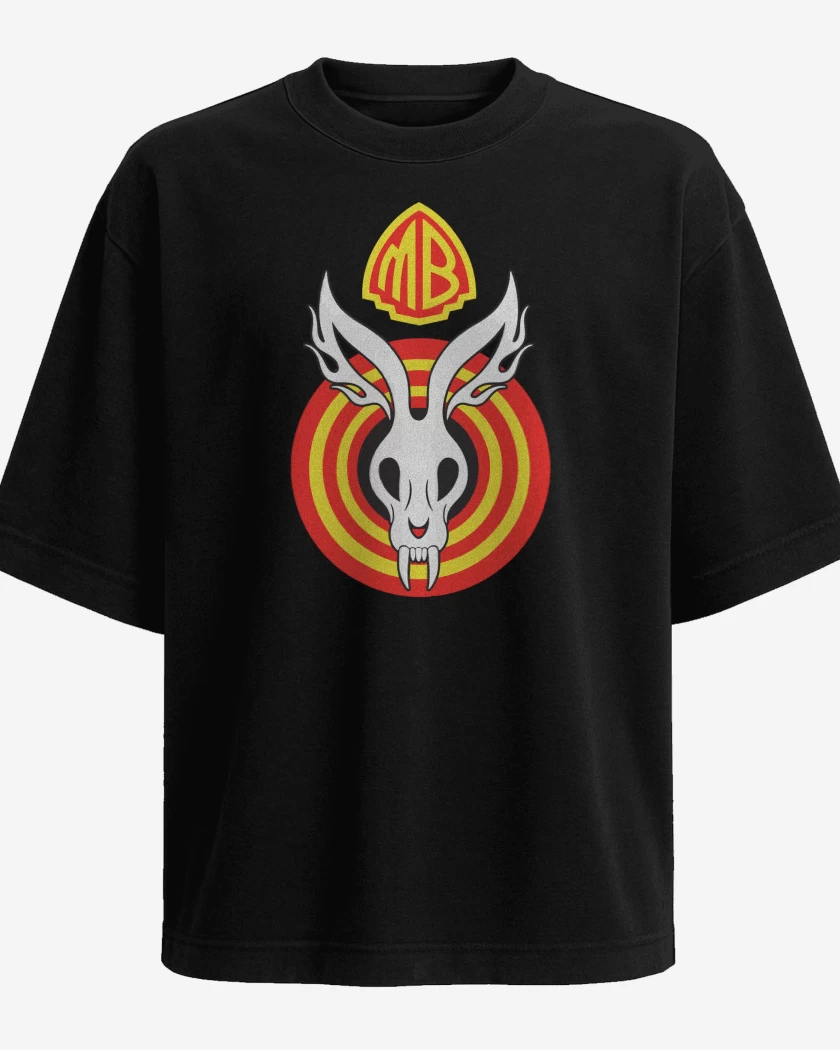 Polera Oversize Negro de Mr Bungle Warner