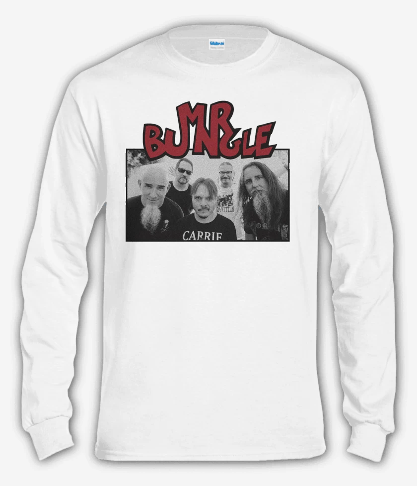 Polera manga larga Blanco de Mr Bungle Banda