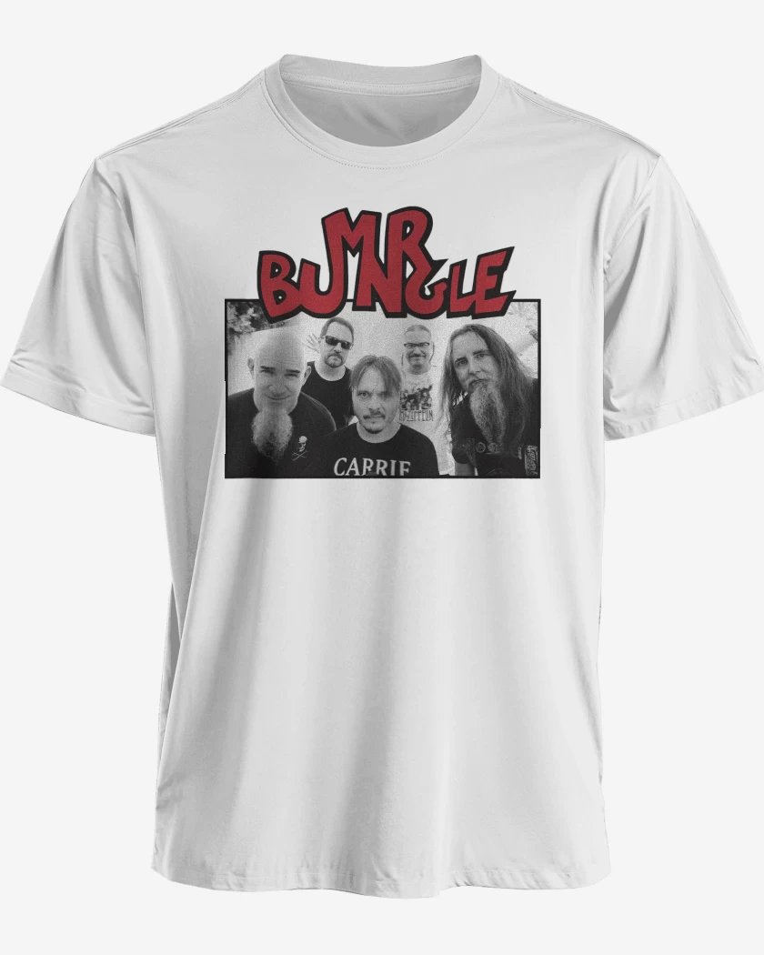 Polera premium Blanco de Mr Bungle Banda