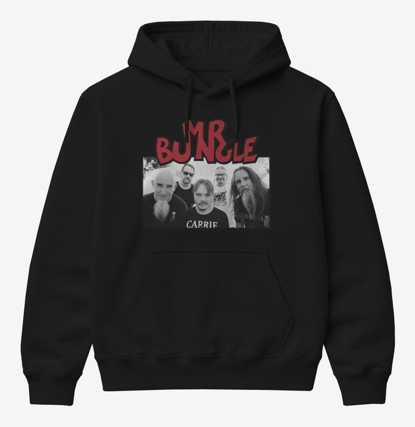 Poleron Canguro básico Negro de Mr Bungle Banda