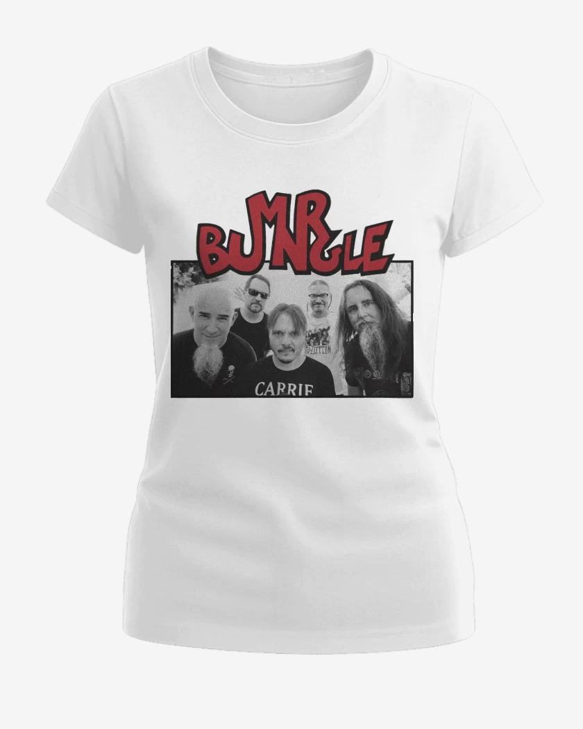 Polera de Mujer Blanco de Mr Bungle Banda