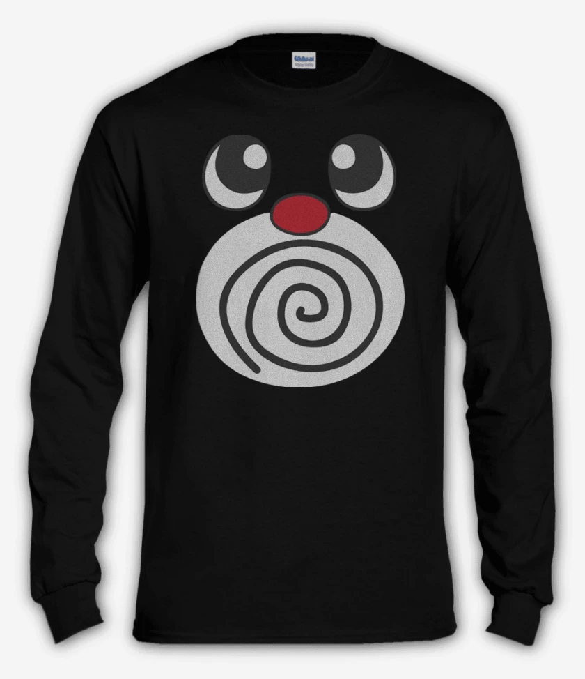 Polera manga larga Negro de Poli