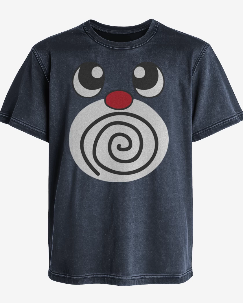 Polera desgastada Azul Marino de Poli