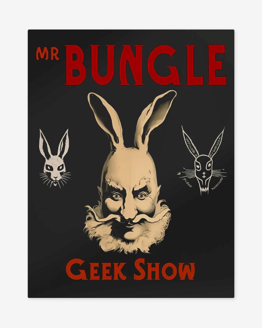Print metalico Negro de Mr Bungle Geek Show