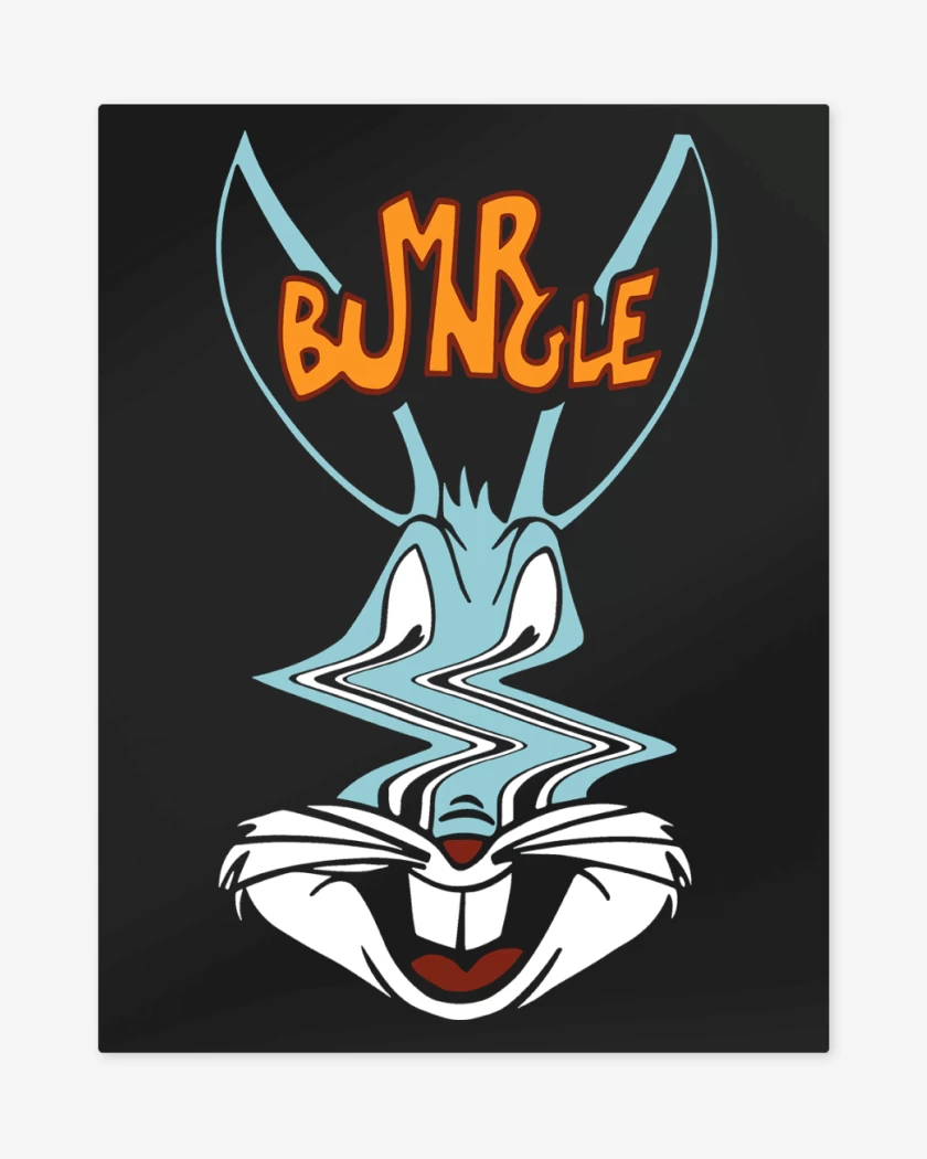 Print metalico Negro de Mr Bugs Bungle