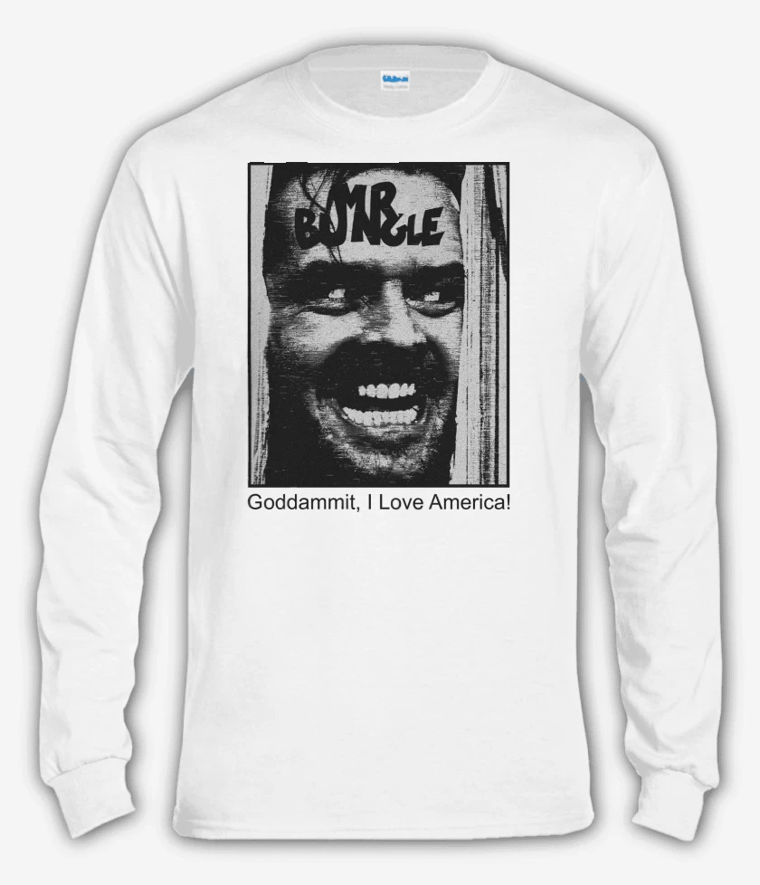 Polera manga larga Blanco de Mr Bungle Goddammit