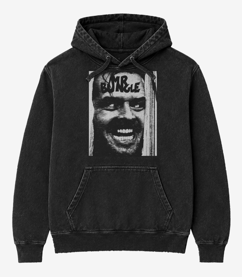 Poleron Canguro Acid Wash Negro de Mr Bungle Goddammit