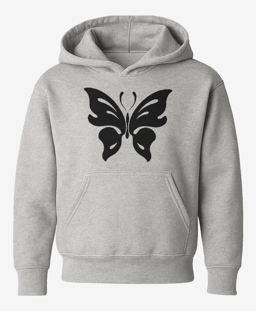 Poleron de niño Gris Melange de Mr Bungle Butterfly N