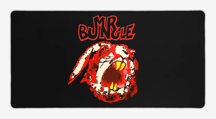 Mouse pad Gamer Mr Bungle Conejo Rabioso