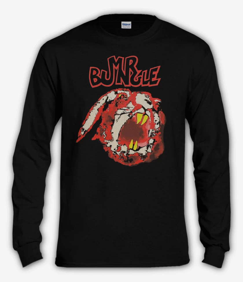 Polera manga larga Negro de Mr Bungle Conejo Rabioso