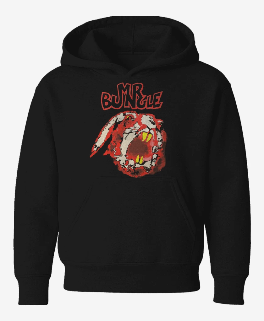 Poleron de niño Negro de Mr Bungle Conejo Rabioso