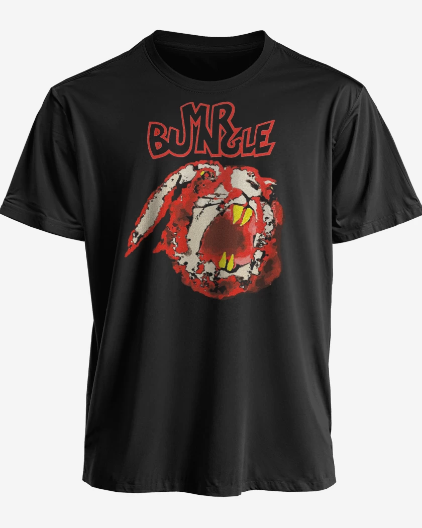 Polera premium Negro de Mr Bungle Conejo Rabioso