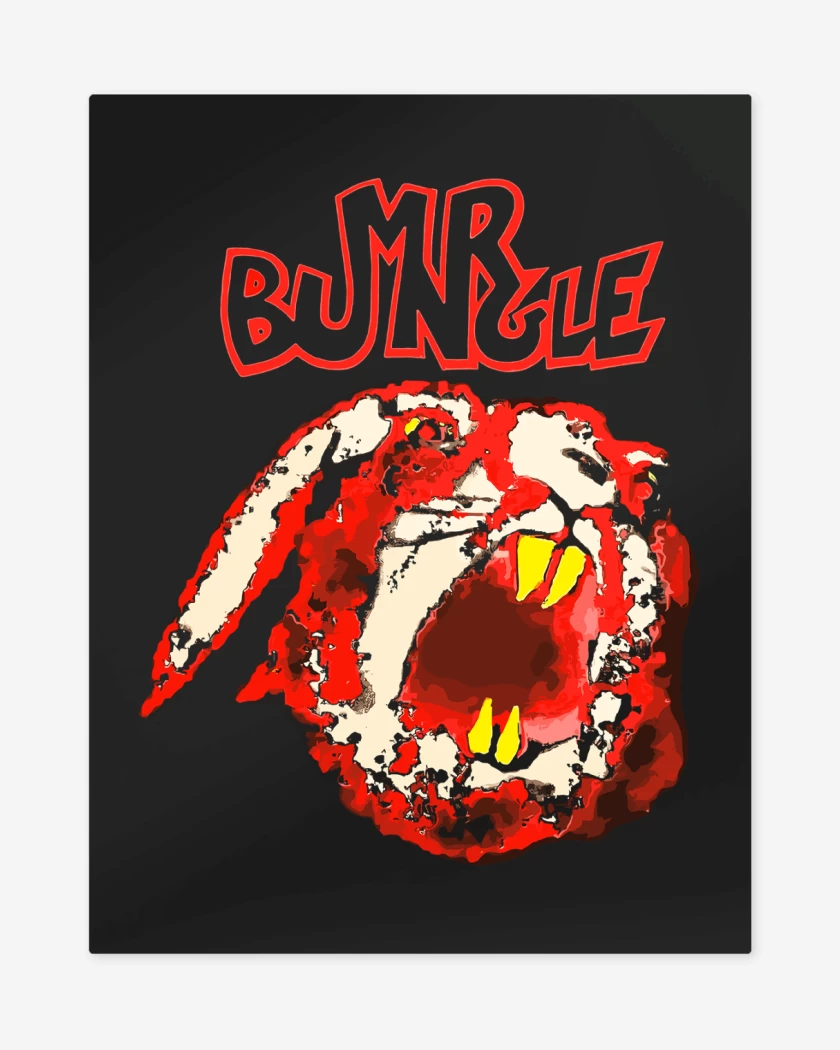 Print metalico Mr Bungle Conejo Rabioso