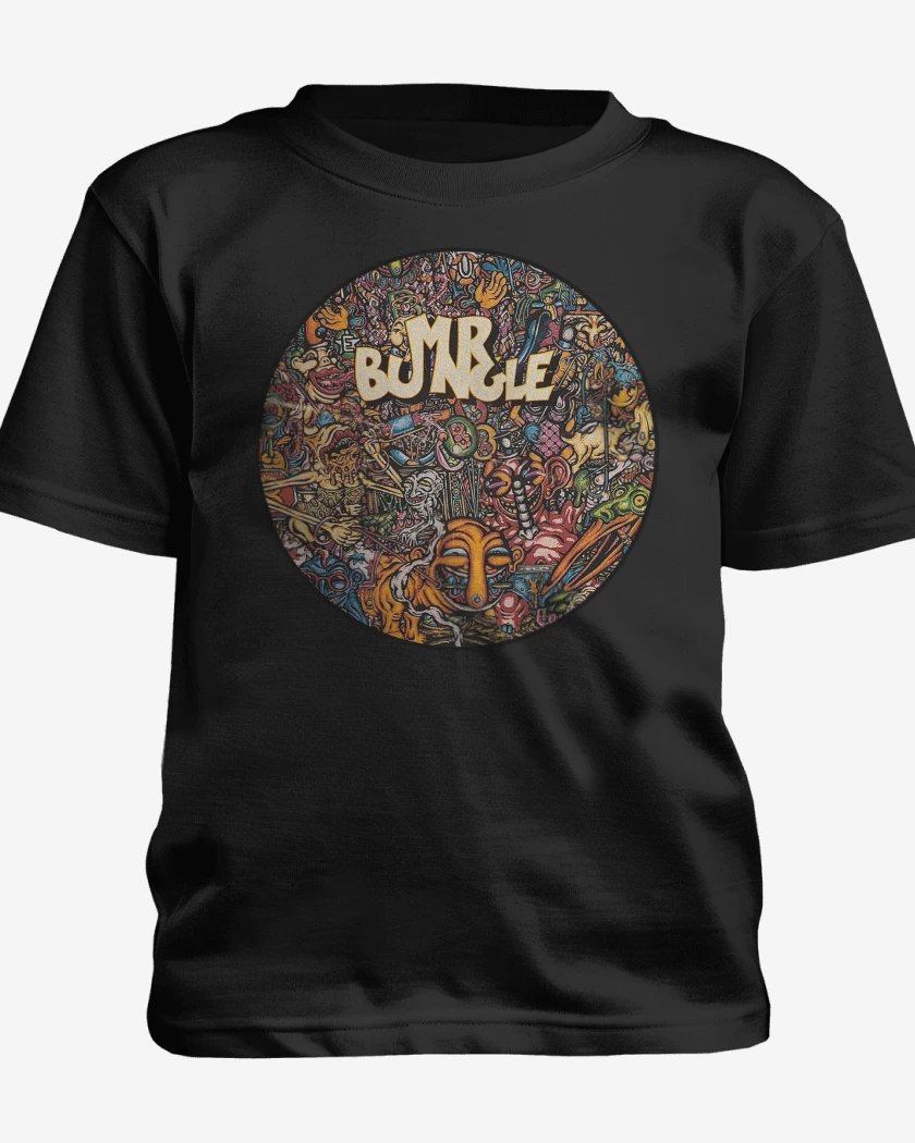 Polera de niño Negro de Mr Bungle Circle