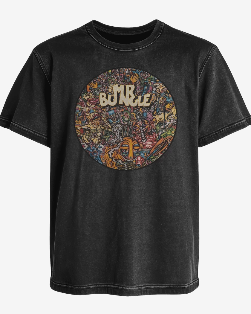 Polera desgastada Mr Bungle Circle