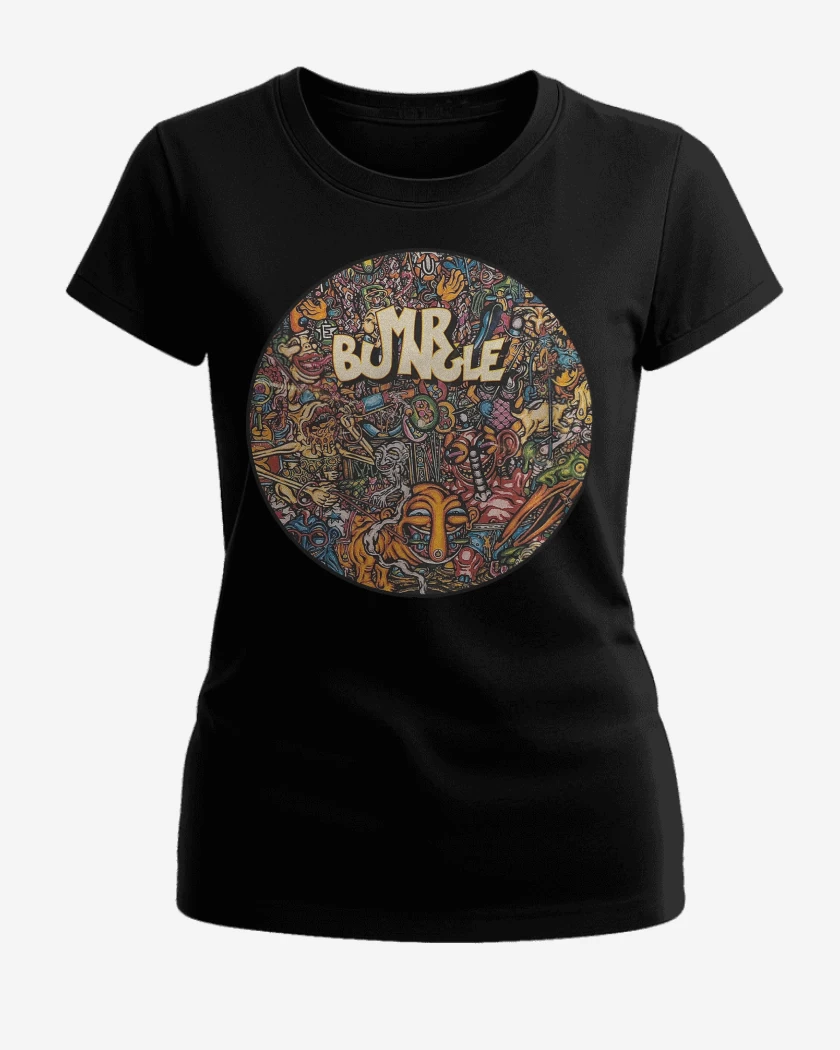 Polera de Mujer Negro de Mr Bungle Circle