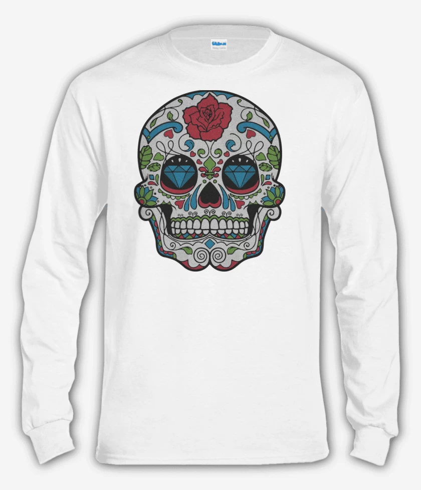 Polera manga larga Blanco de Calaca