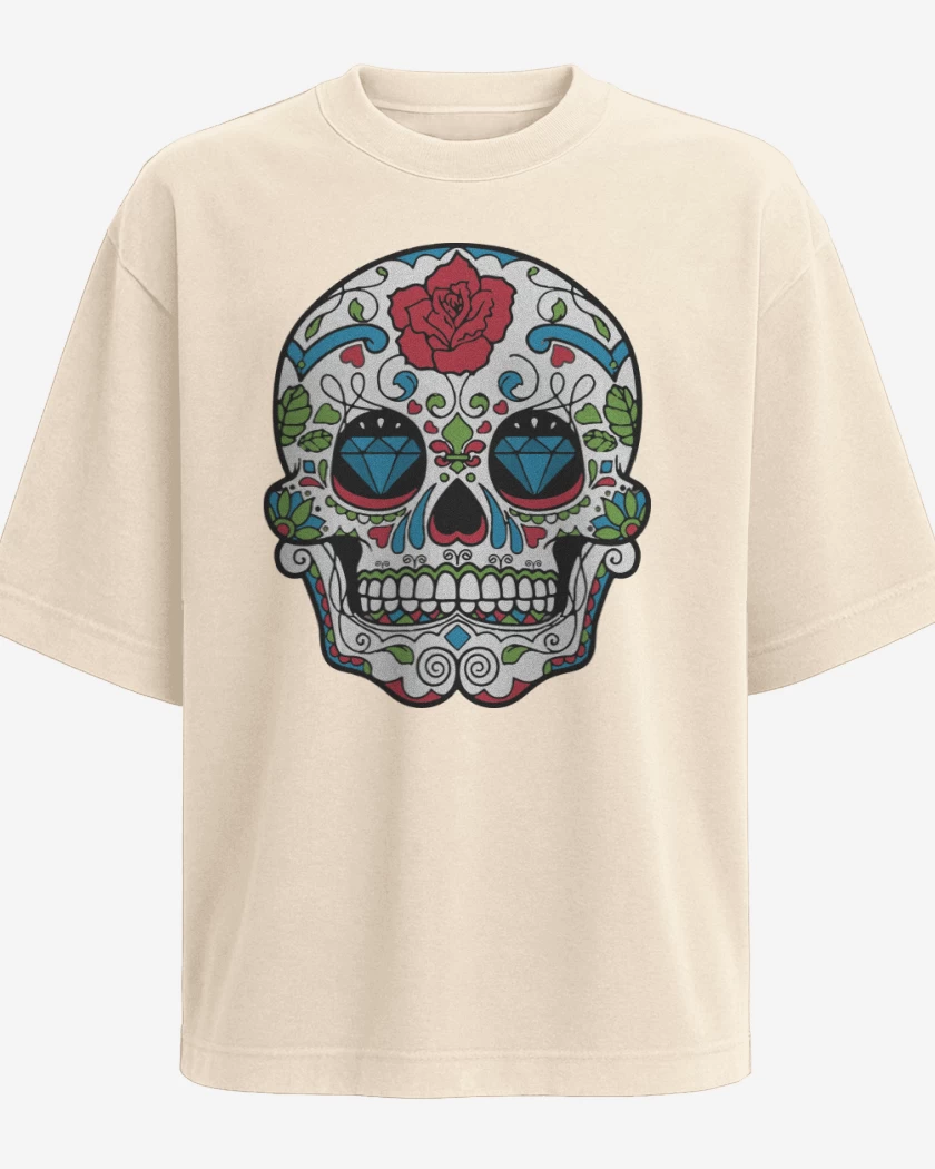 Polera Oversize Beige de Calaca