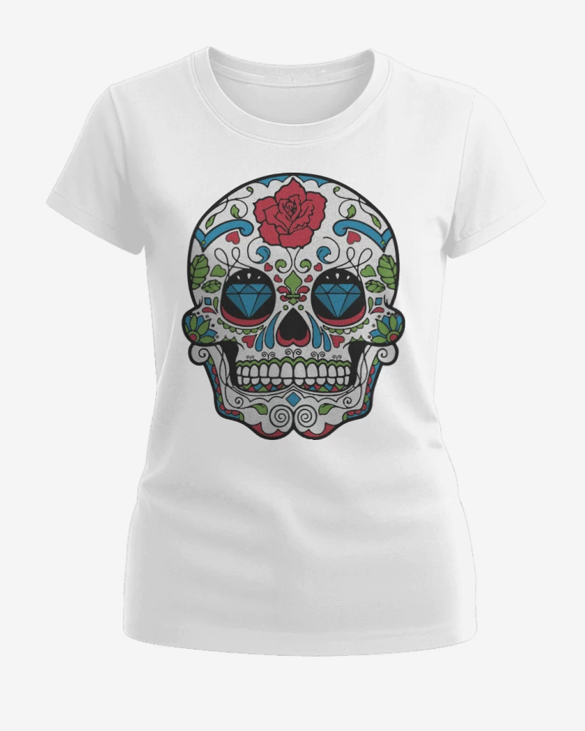 Polera de Mujer Blanco de Calaca
