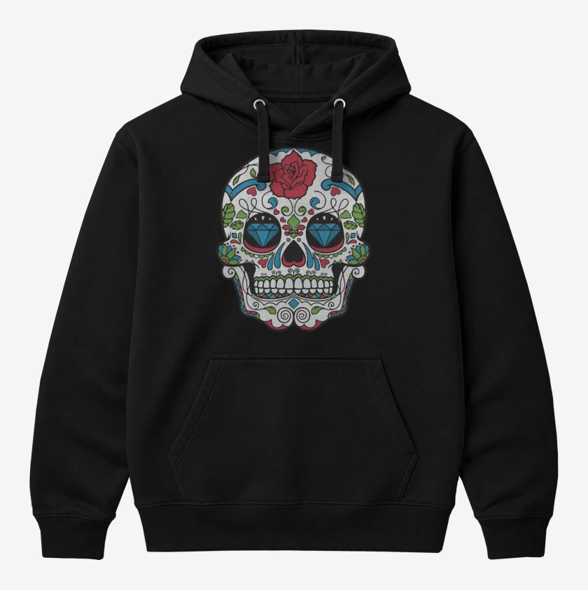 Polerón Canguro Negro de Calaca