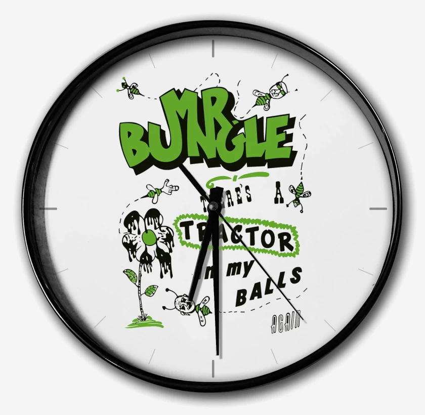 Reloj Blanco de Mr Bungle Tractor