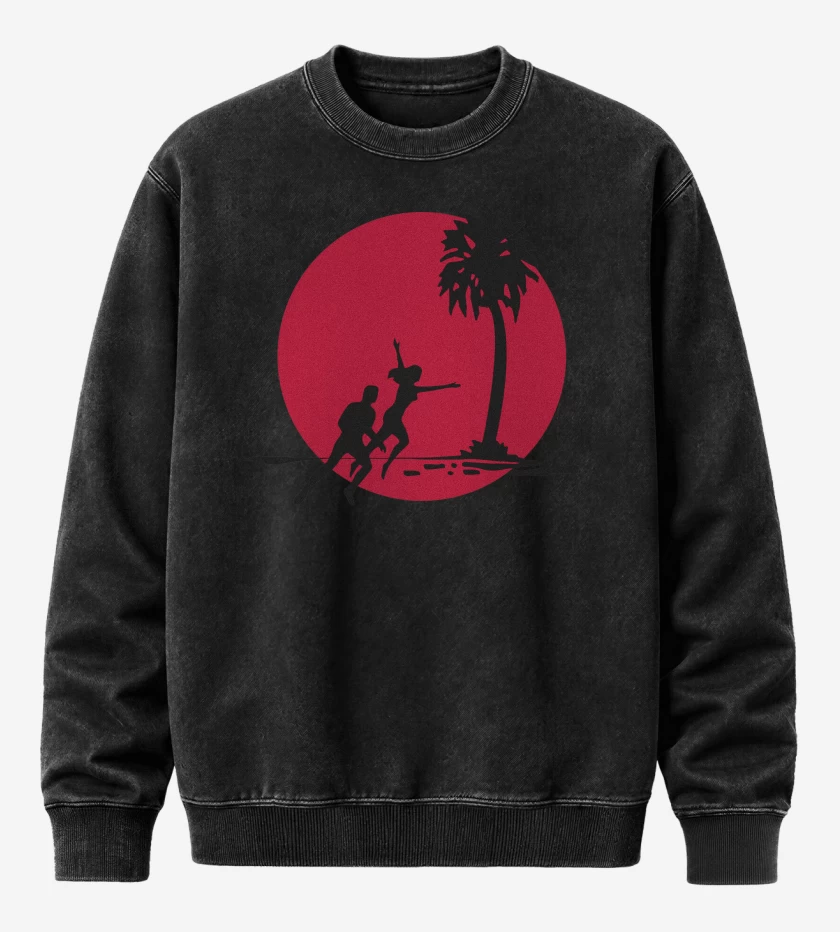 Poleron Polo Acid Wash Negro de Mr Bungle Califo