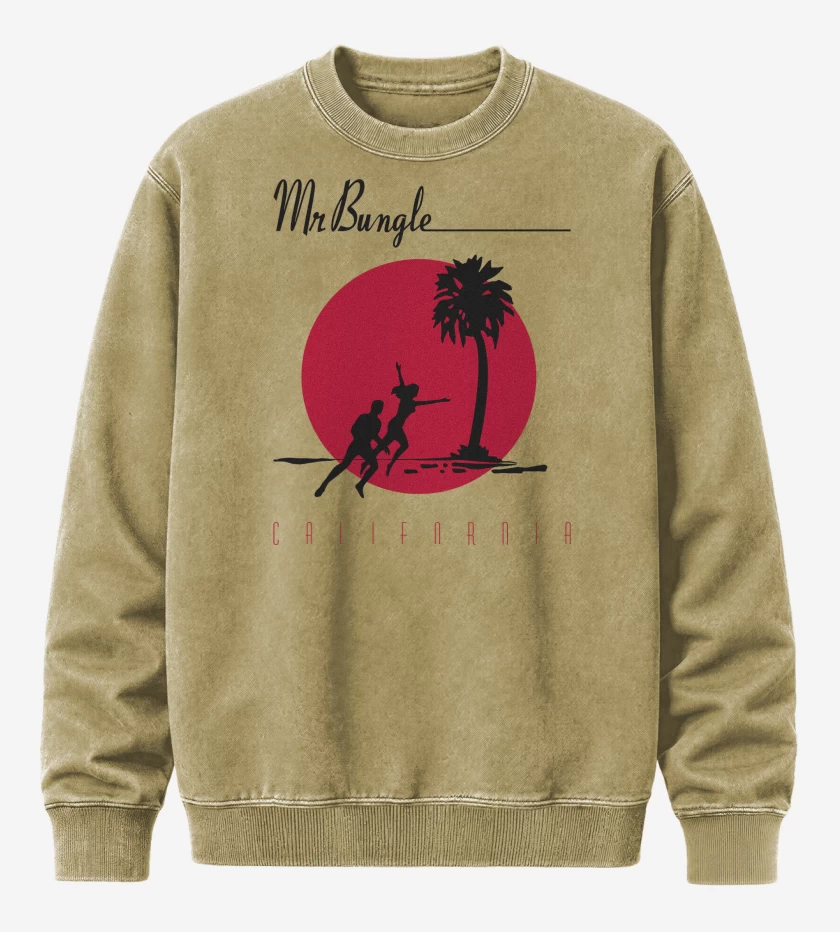 Poleron Polo Acid Wash Beige de Mr Bungle California