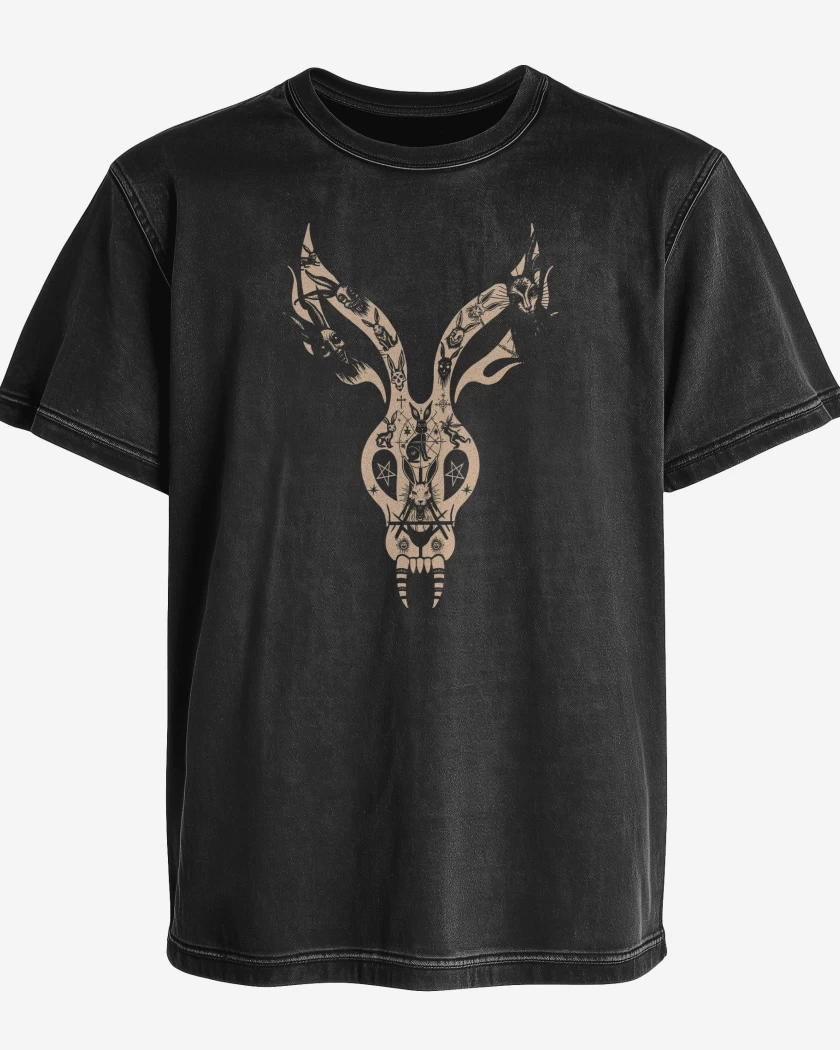 Polera desgastada Mr Bungle Satanic Rabbit