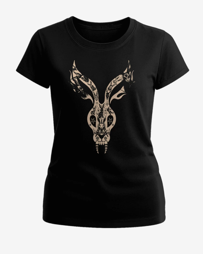 Polera de Mujer Mr Bungle Satanic Rabbit