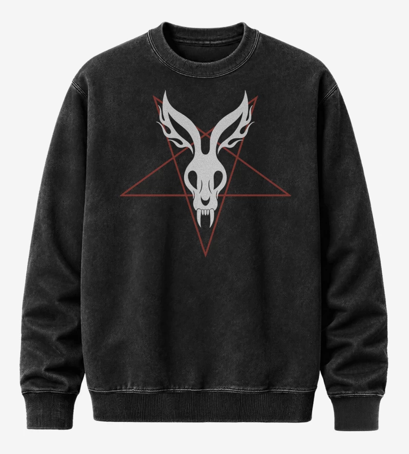 Poleron Polo Acid Wash Negro de Mr Bungle The Raging
