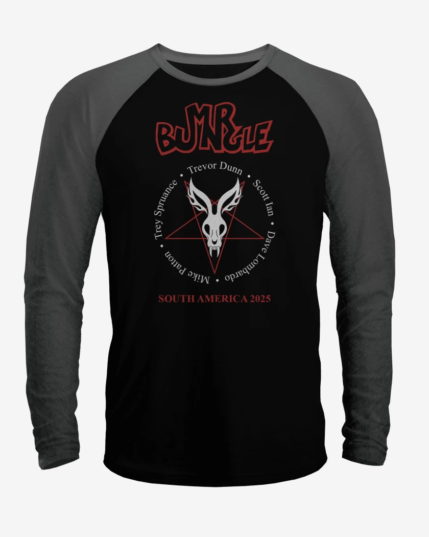Polera Raglan Mr Bungle South America 2025