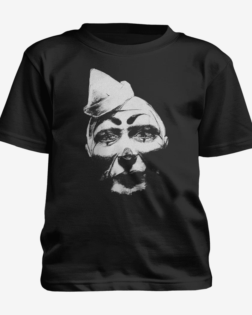 Polera de niño Negro de Mr Bungle Payaso 