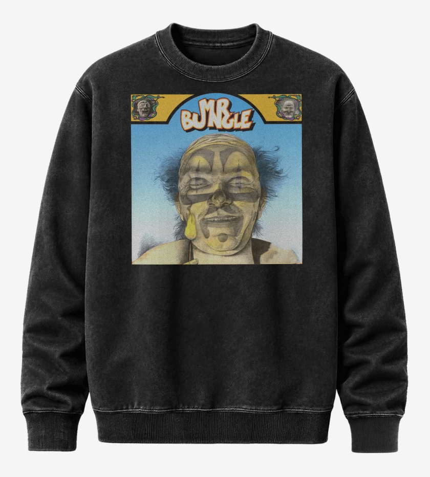 Poleron Polo Acid Wash Negro de Mr Bungle Mr Bungle
