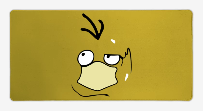 Mouse pad Gamer Amarillo de Psyduck