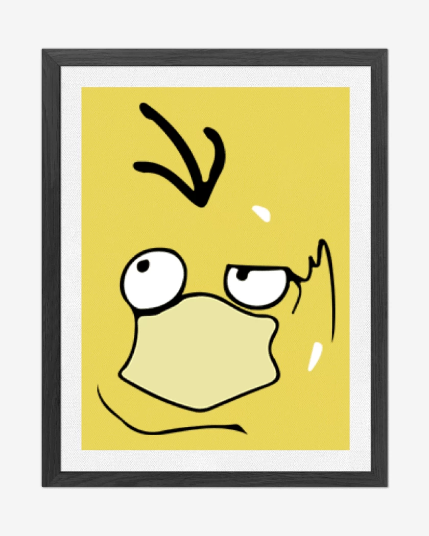 Cuadro decorativo Amarillo de Psyduck