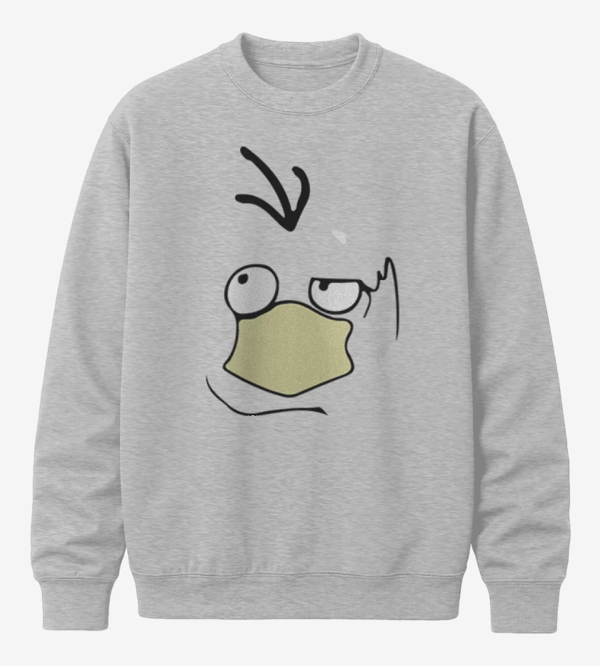 Poleron polo Gris Melange de Psyduck