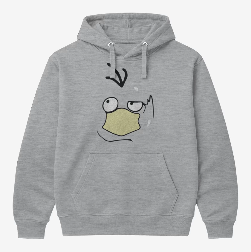 Polerón Canguro Gris Melange de Psyduck