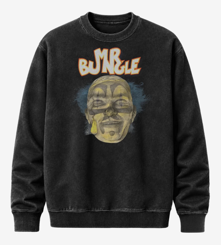 Poleron Polo Acid Wash Negro de Mr Bungle 1991