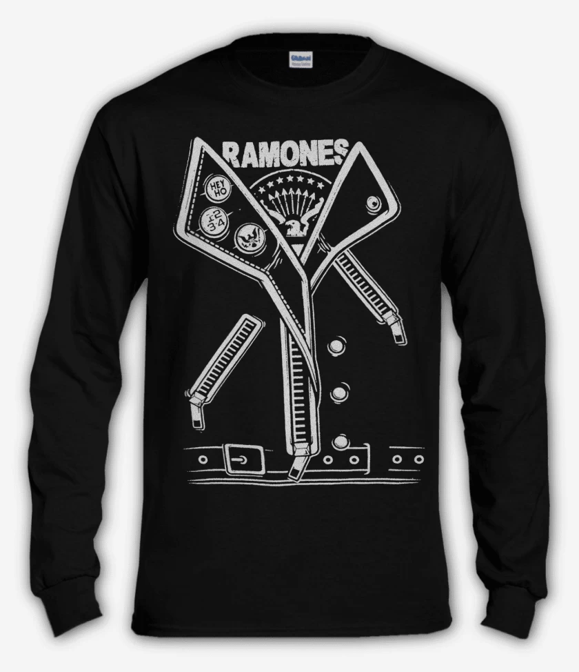 Polera manga larga Negro de Ramonera