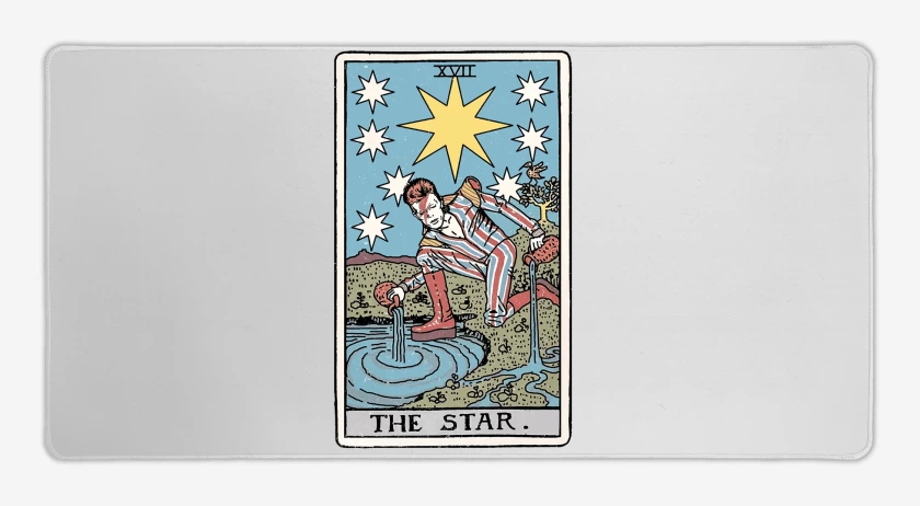 Mouse pad Gamer Blanco de The Star