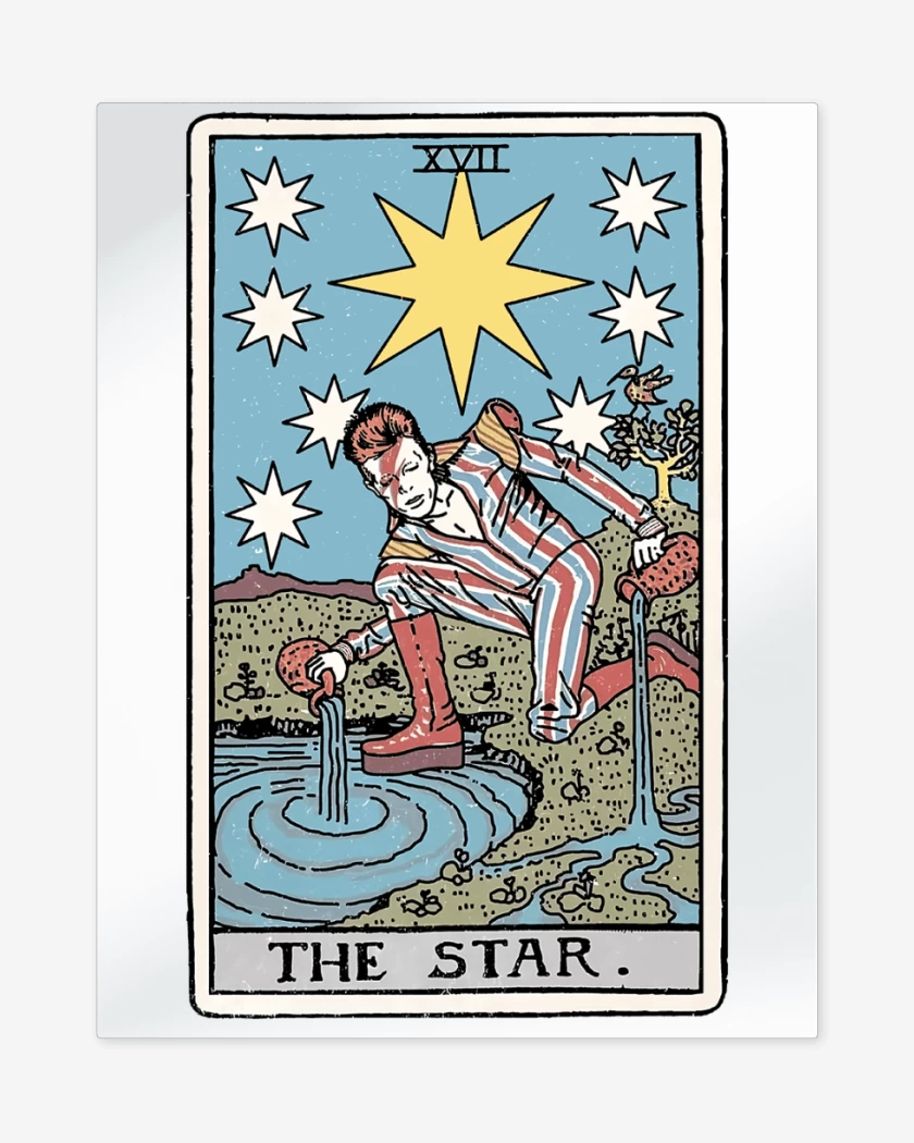 Print metalico Blanco de The Star