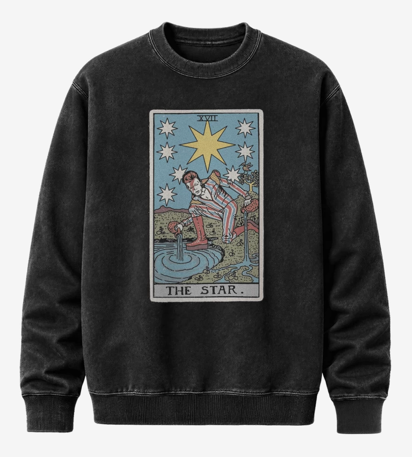 Poleron Polo Acid Wash Negro de The Star