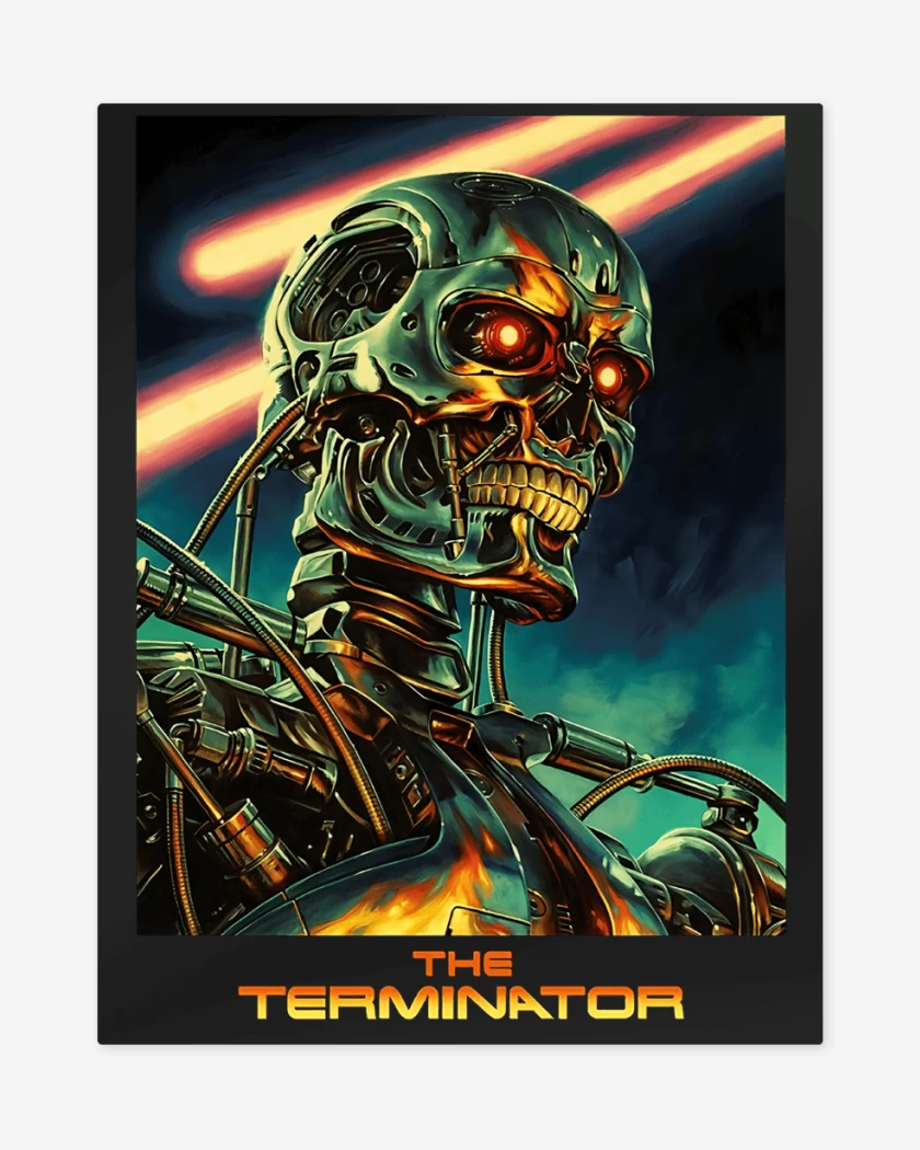 Print metalico Negro de The Terminator v2