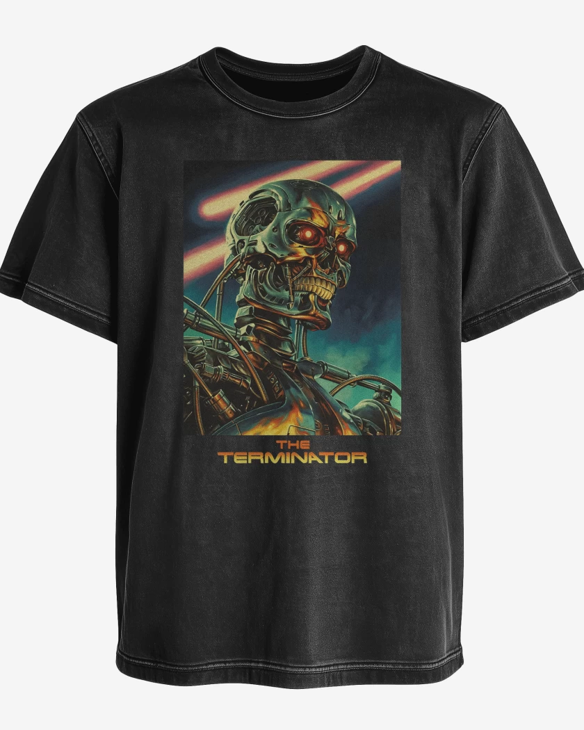 Polera desgastada The Terminator v2
